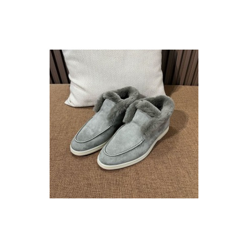 로로피아나 스웨이드 오픈 워크 처카 퍼 부츠(6color)