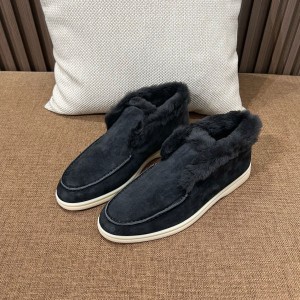 로로피아나 하이탑 퍼 슈즈(2color)