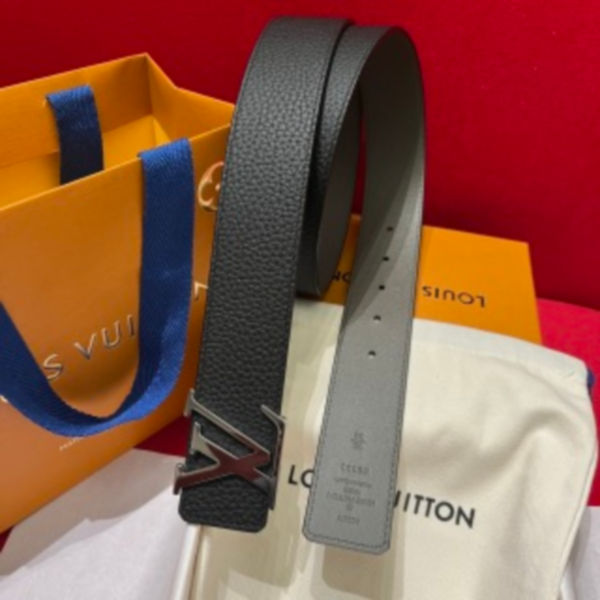 루이비통 다미에 LV 리버서블 벨트 40mm