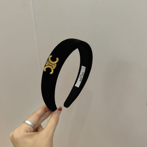 셀린느 벨벳 헤어밴드