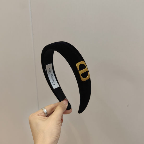 디올 벨벳 헤어밴드