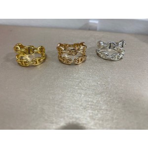 에르메스 더블 서클 돼지코 반지(3color)