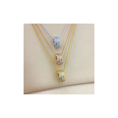티파니앤코 풀 다이아몬드 페더 목걸이(3color)