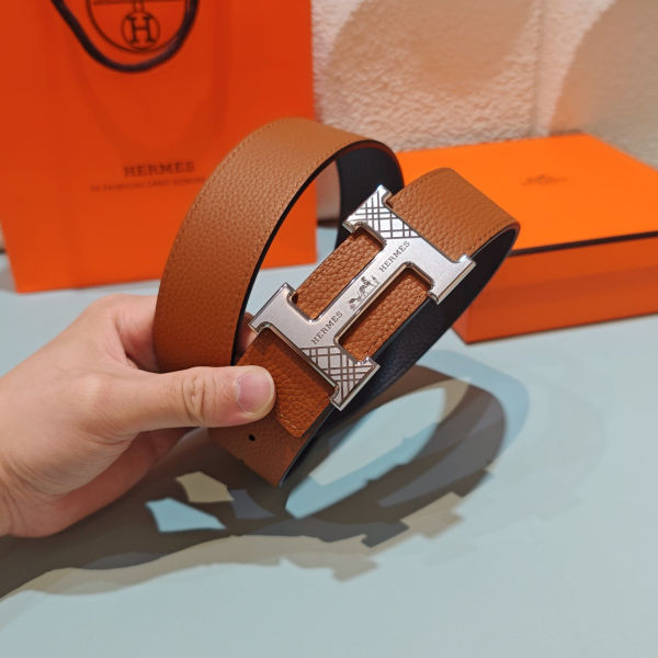 에르메스 H 버클 양면 벨트 4.0cm(2color)