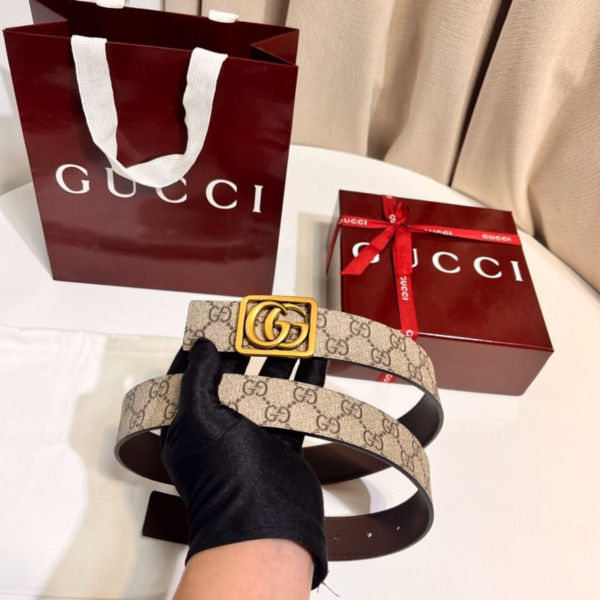 구찌 GG 마몬트 컬렉션 더블 G 엣지 3.5cm(2color)