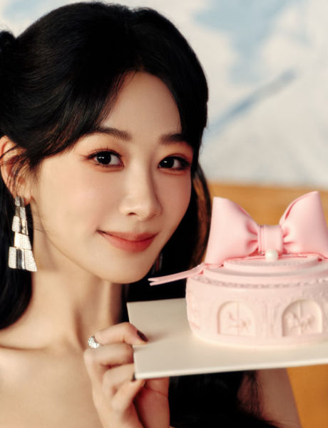 에이피엠 모나코 다크 그레이 개별 파베 드롭 이어링