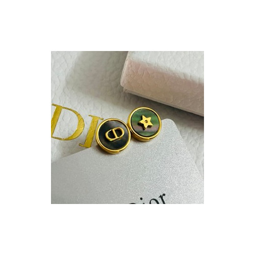 디올 D-럭 스터드 이어링(2color)