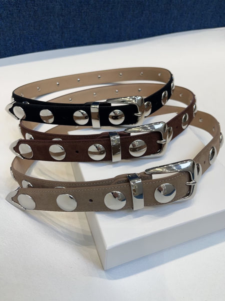 케이트 베니 스터드 벨트 3cm(3color)