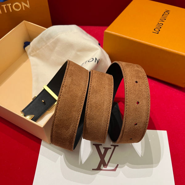 루이비통 LV 이니셜 스웨이드 벨트 3cm(3color)