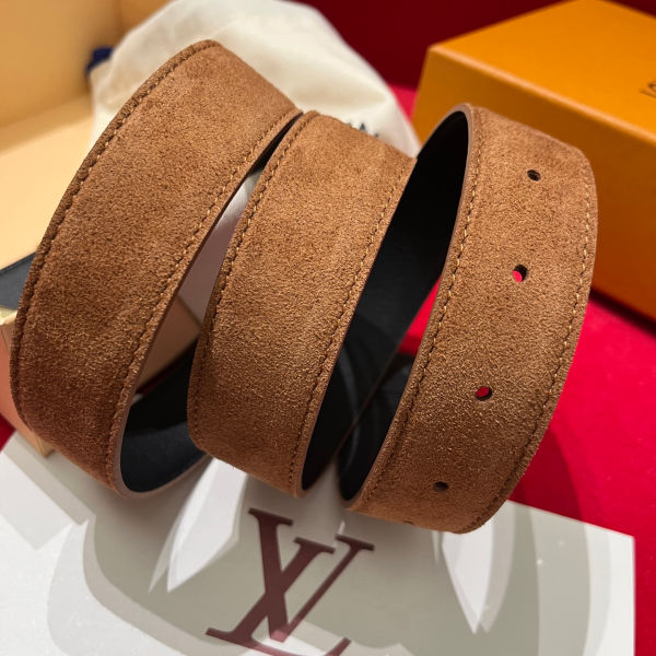 루이비통 LV 이니셜 스웨이드 벨트 3cm(3color)