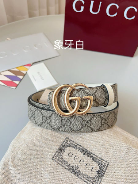 구찌 GG 마몽 리버서블 씬 벨트 2cm(2color)