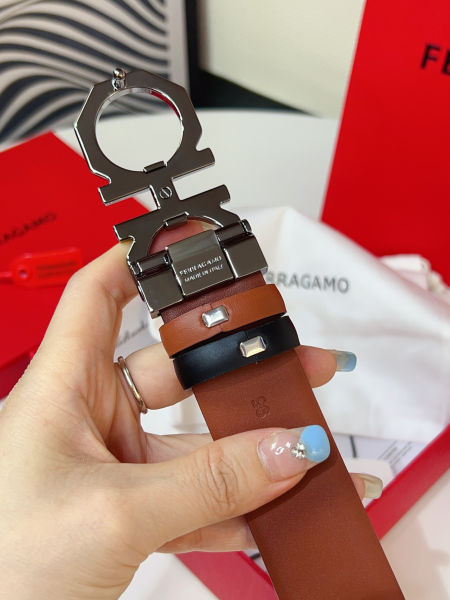 살바토레 페라가모 간치니 리버서블 벨트 3.5cm(2color)