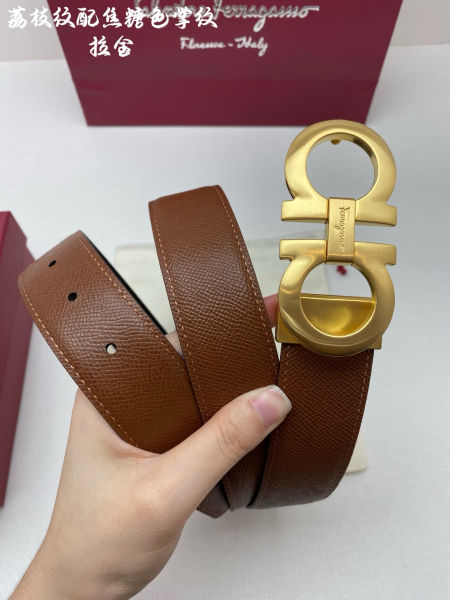 살바토레 페라가모 간치니 리버서블 벨트 3.5cm(3color)