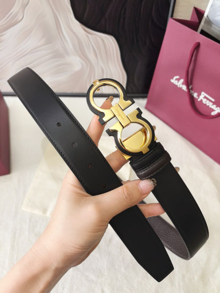 살바토레 페라가모 간치니 리버서블 벨트 3.5cm(2color)
