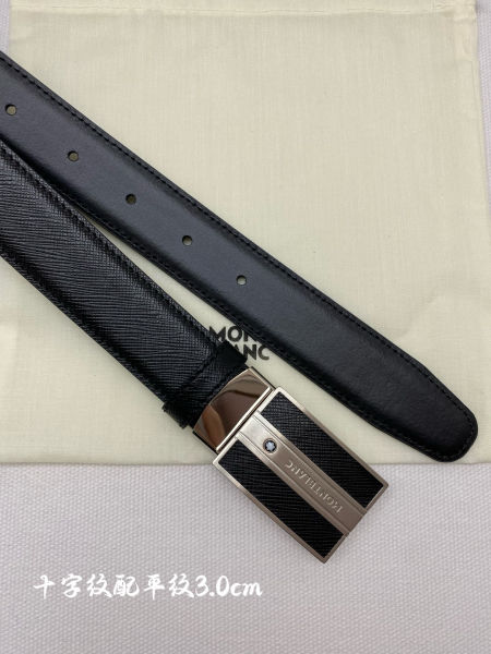 몽블랑 사각 버클 벨트 3.0cm(2color)