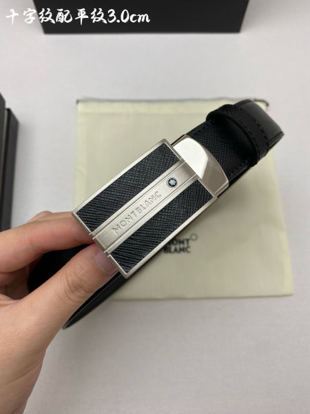 몽블랑 사각 버클 벨트 3.0cm(2color)