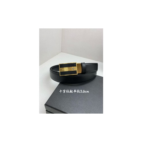 몽블랑 사각 버클 벨트 3.0cm(2color)
