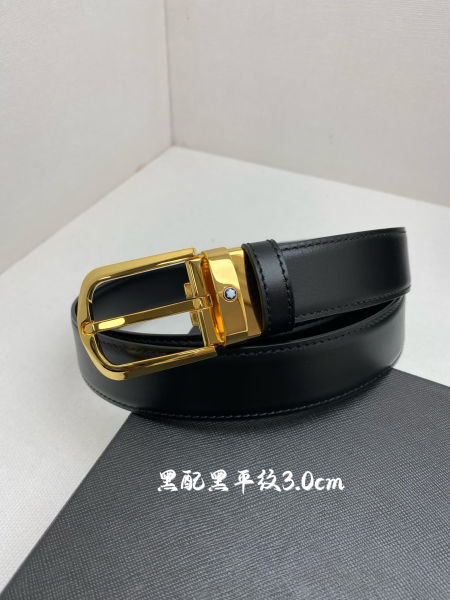몽블랑 말발굽 버클 벨트 3.0cm(2color)