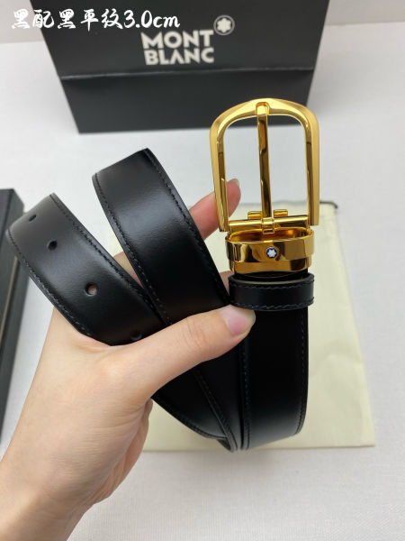 몽블랑 말발굽 버클 벨트 3.0cm(2color)