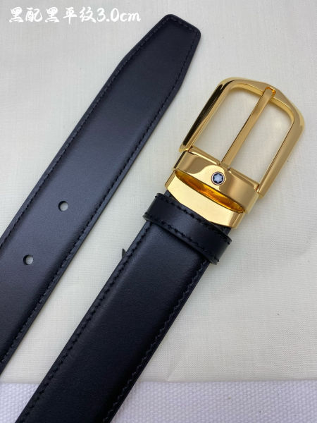 몽블랑 말발굽 버클 벨트 3.0cm(2color)