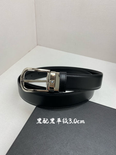 몽블랑 말발굽 버클 벨트 3.0cm(2color)
