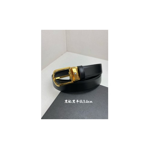 몽블랑 말발굽 버클 벨트 3.0cm(2color)