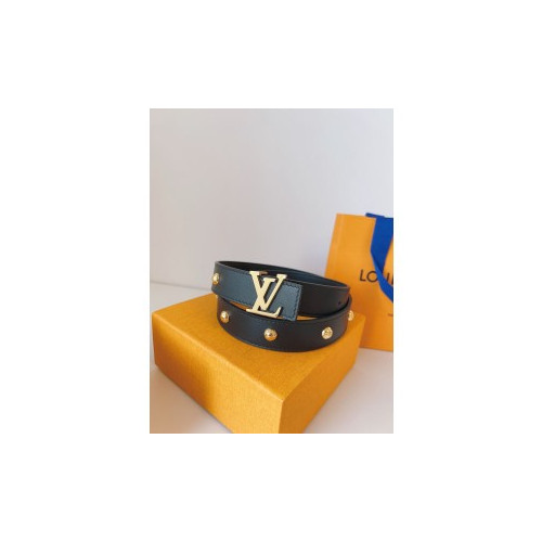 루이비통 LV 이니셜 스터드 벨트 3cm