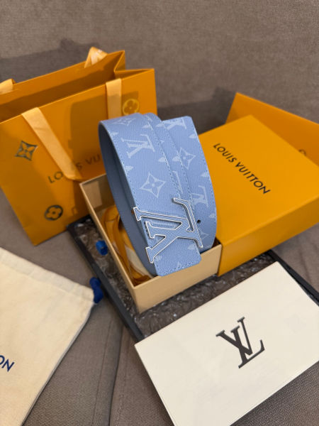 루이비통 LV 이니셜 블루 모노그램 리버서블 벨트 40mm(2color)