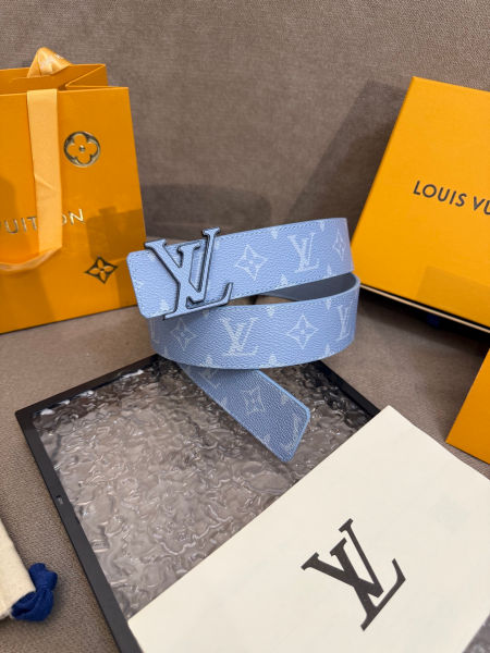 루이비통 LV 이니셜 블루 모노그램 리버서블 벨트 40mm(2color)