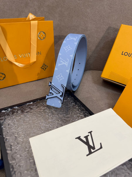 루이비통 LV 이니셜 블루 모노그램 리버서블 벨트 40mm(2color)