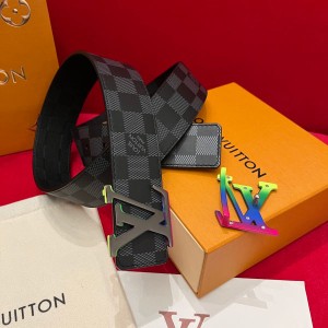 루이비통 다미에 프린트 리버서블 벨트 40mm