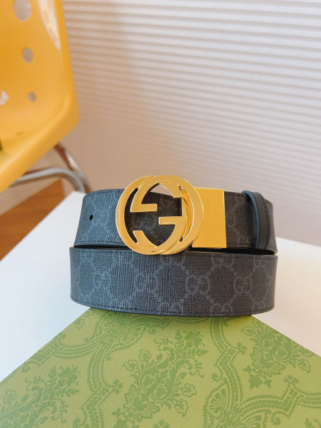 구찌 클래식 패션 더블 G 벨트 37mm