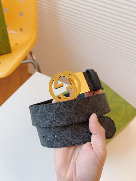 구찌 클래식 패션 더블 G 벨트 37mm