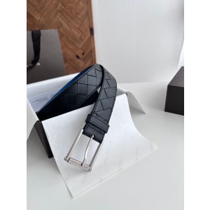 보테가베네타 인트레치아토 실버 버클 벨트 3.5cm(3color)
