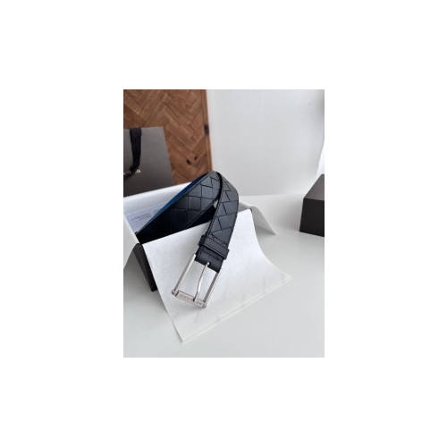 보테가베네타 인트레치아토 실버 버클 벨트 3.5cm(3color)