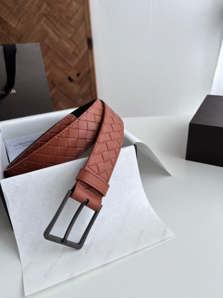 보테가베네타 인트레치아토 블랙 버클 벨트 3.5cm(4color)