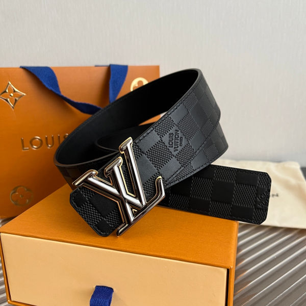루이비통 클래식 엠보싱 럭셔리 레터 버클 벨트 40mm(2color)