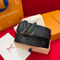 루이비통 LV 이니셜 리버서블 클래식 레터 버클 벨트 40mm