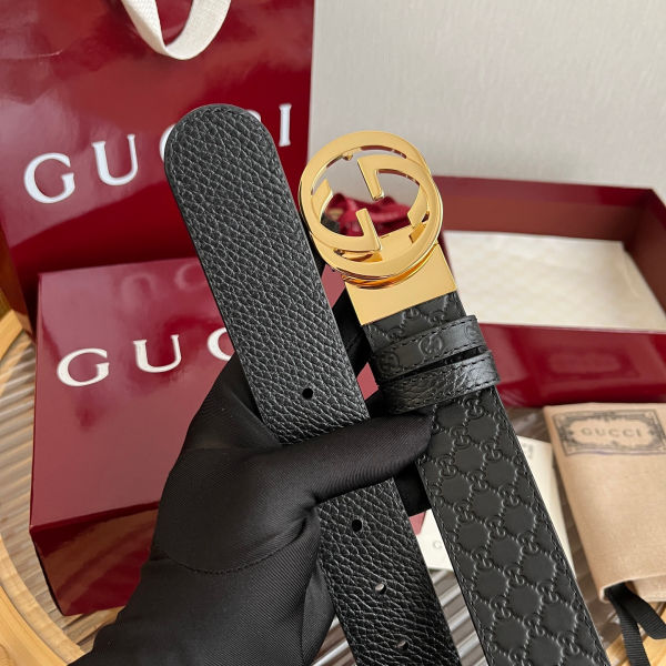 구찌 양각 더블 G 버클 벨트 3.7cm(3color)