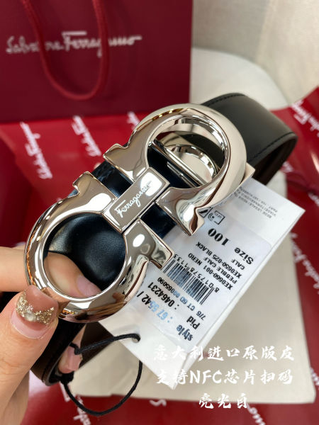 페라가모 간치니 양면벨트 3.5cm