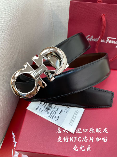 페라가모 간치니 양면벨트 3.5cm