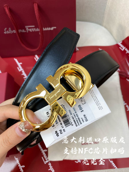 페라가모 간치니 양면벨트 3.5cm