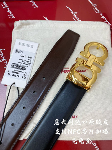 페라가모 간치니 양면벨트 3.5cm