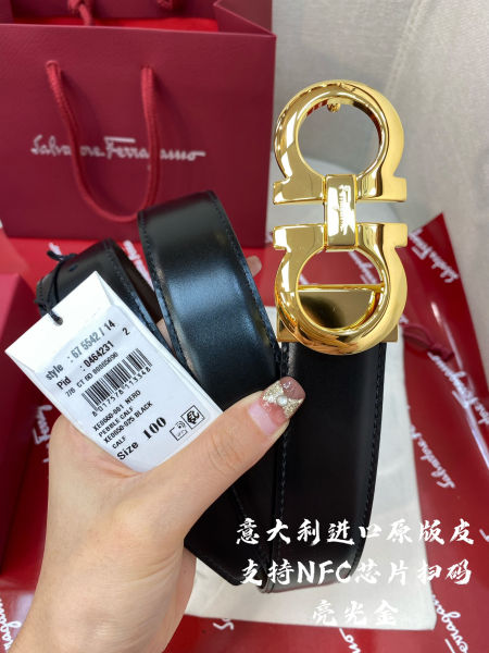 페라가모 간치니 양면벨트 3.5cm