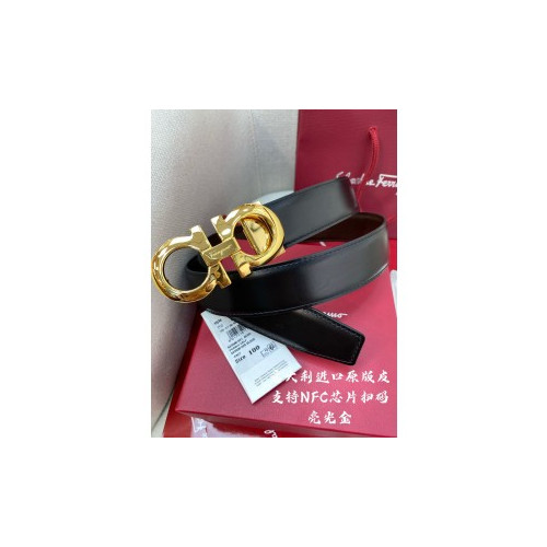 페라가모 간치니 양면벨트 3.5cm
