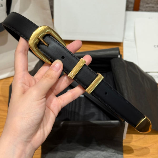 셀린느 웨스턴 벨트 2.5cm(2color)