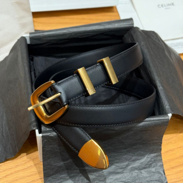 셀린느 웨스턴 벨트 2.5cm(2color)