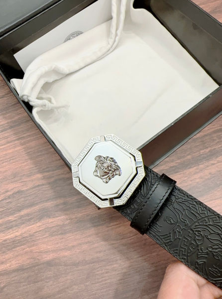 베르사체 메두사 버클 가죽 벨트 4cm(2color)