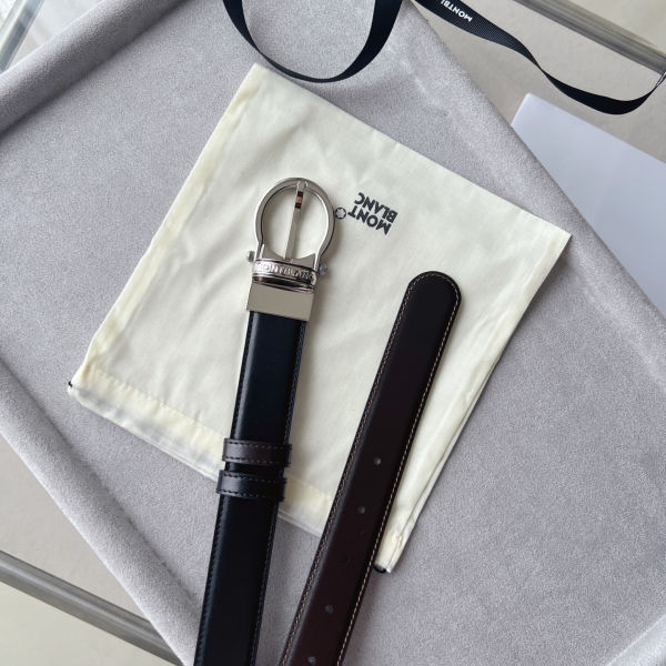 몽블랑 클래식 양면 벨트 3cm W767150