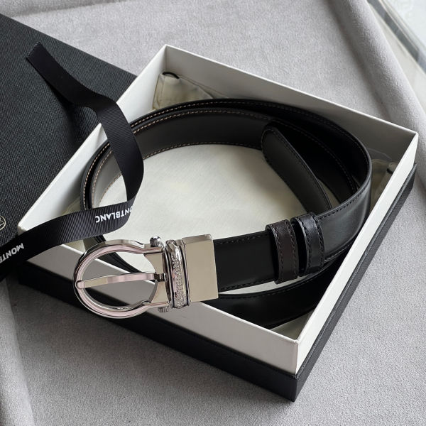 몽블랑 클래식 양면 벨트 3cm W767150